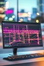 CAD schematic of a cityÃ¢â¬â¢s underground power grid displayed on a modern workstation.